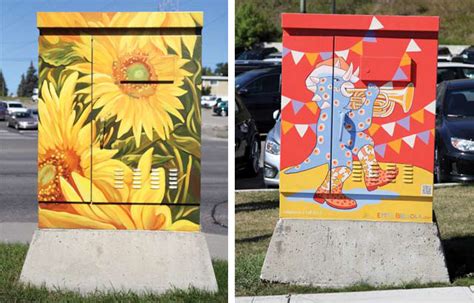 art on electric boxes in el paso tx|please stop painting electrical boxes.